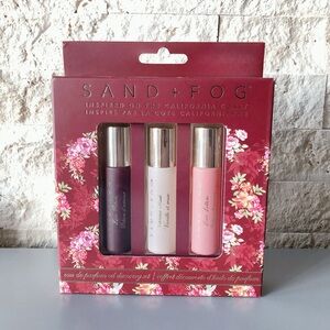 Sand + Fog Perfume Oil Discovery Set oil rollers love potion, vanilla, musk